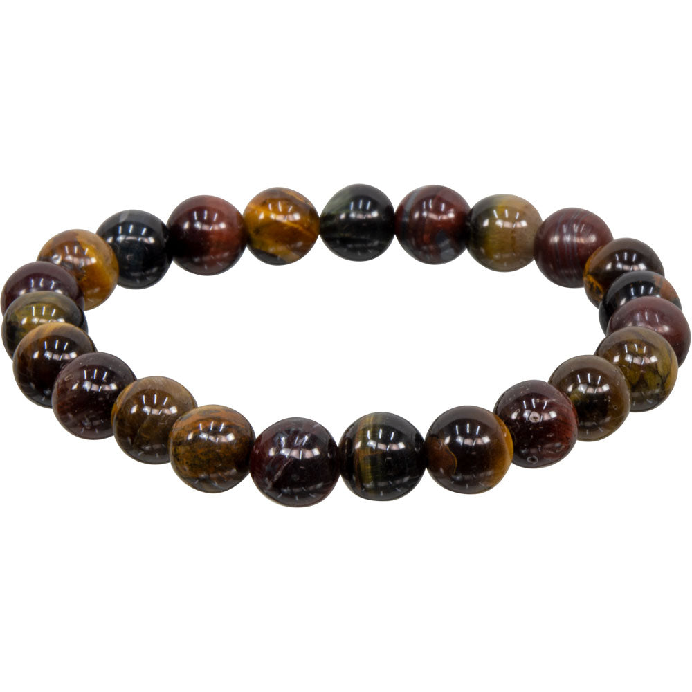 Tri Colored Tiger Eye 8mm