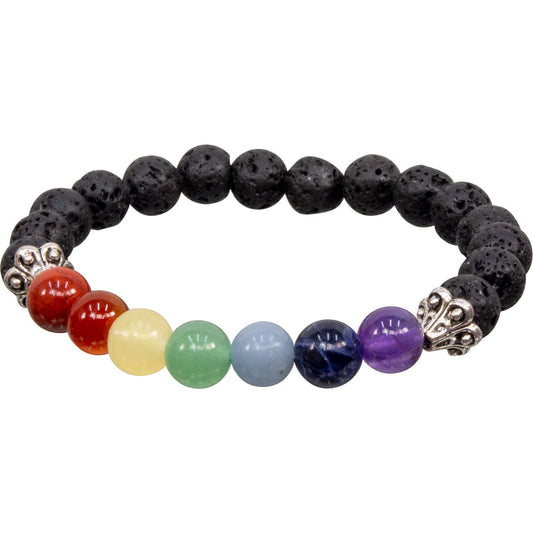 Chakra Bracelet 8mm - Lava