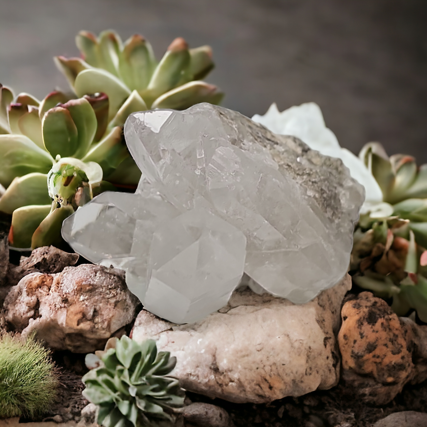 Clear Quartz Cluster