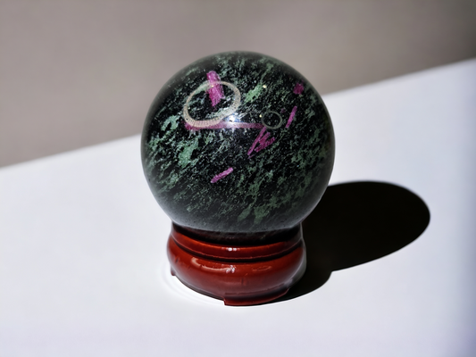 Ruby Zoisite Sphere